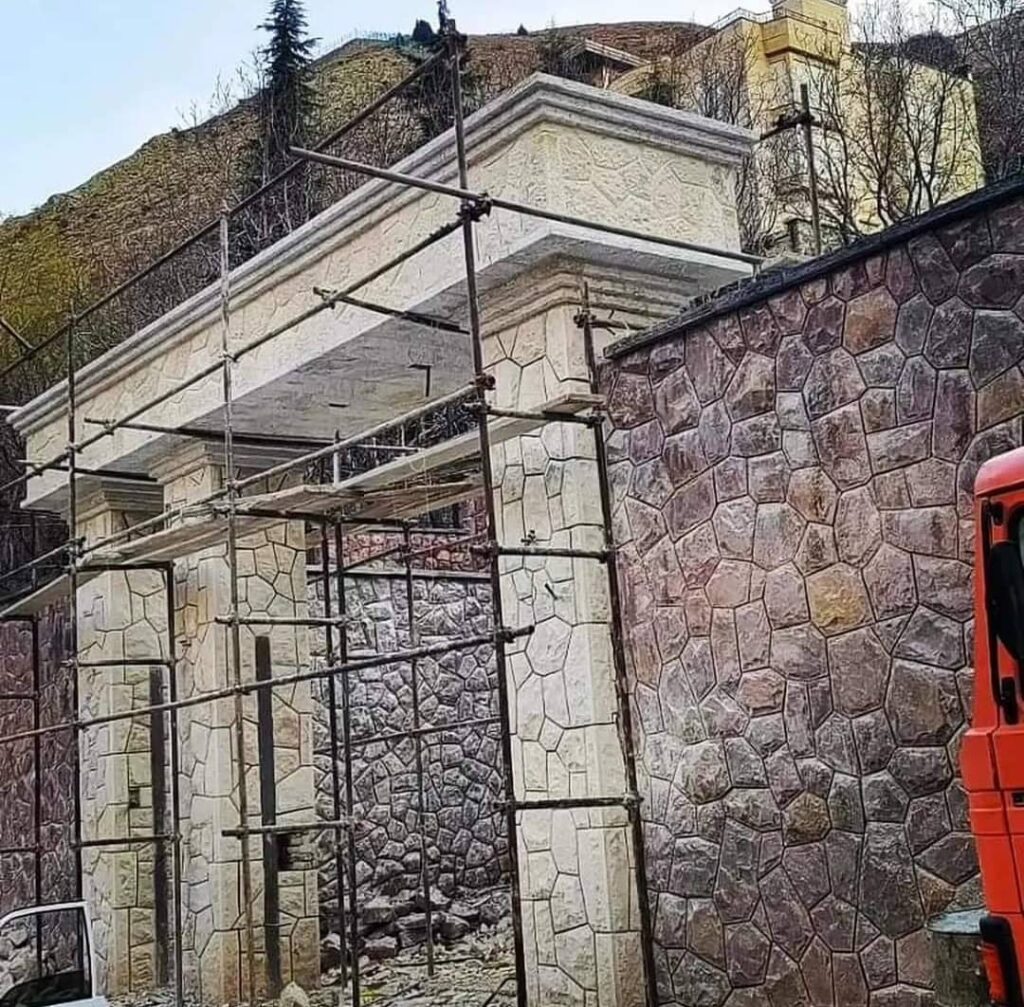 سنگ لاشه دیوار